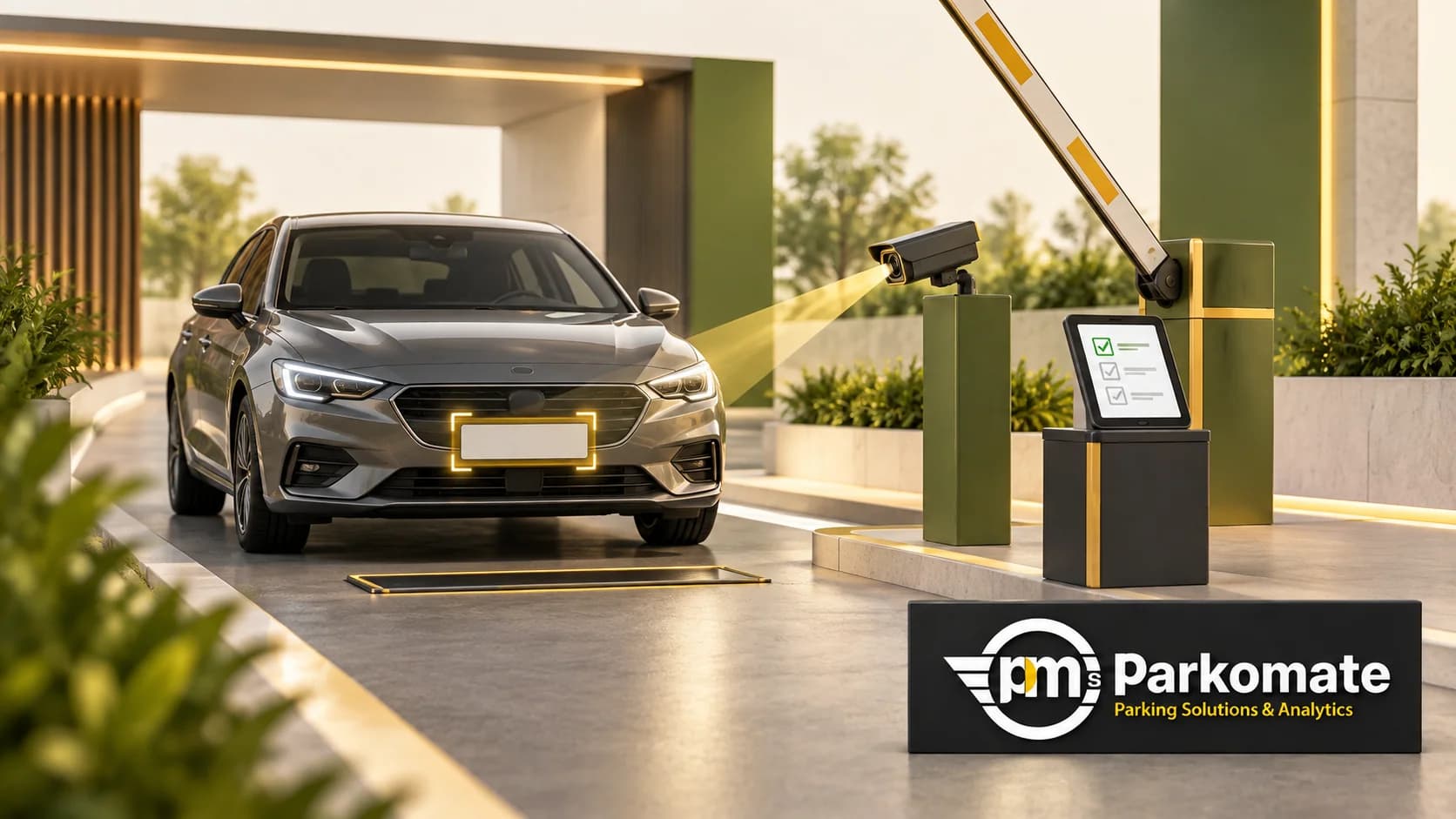 Conceptual illustration for ANPR Acceptance Testing: A Checklist for Indian Parking Sites