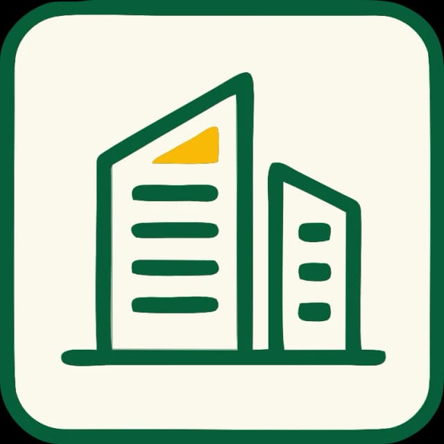 Commercial buildings icon